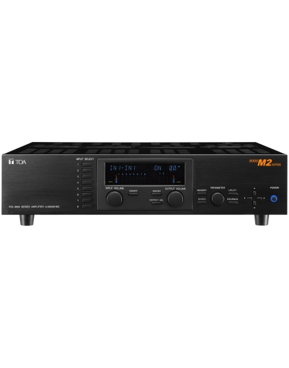 toa 9000m2 digital matrix mixer 2x 60w 70v power amplifier
