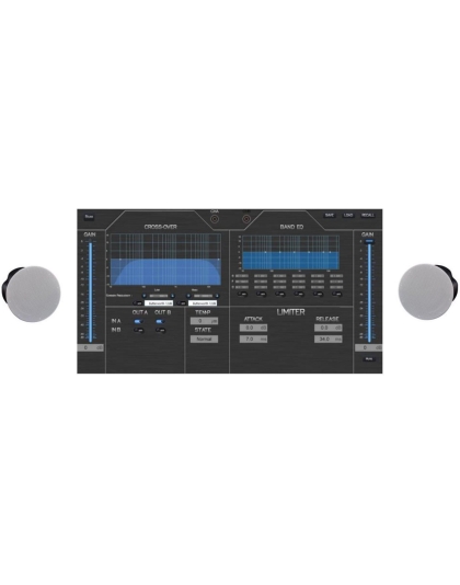 Dante 40W PoE Ceiling Speaker