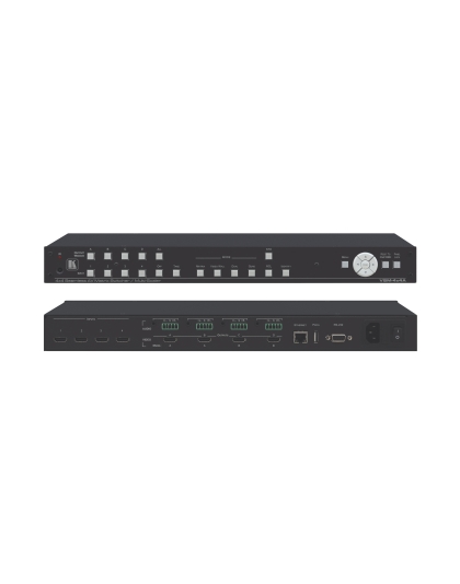 4x4 Seamless AV Matrix Switcher/Multi−Scaler