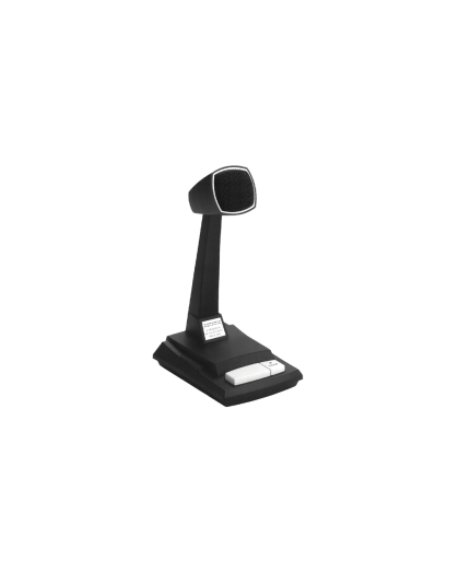 Dukane 7A625 Desktop Push to Talk Paging Microphone