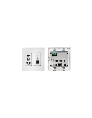 4K60 4:2:0 1G HDCP 2.2 PoE 2−Gang Wall−Plate Video Encoder