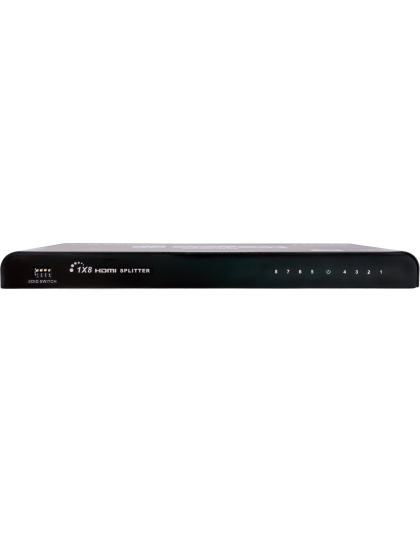 4k UHD 1x8 HDMI 2.0 Splitter/Distribution Amplifier with EDID