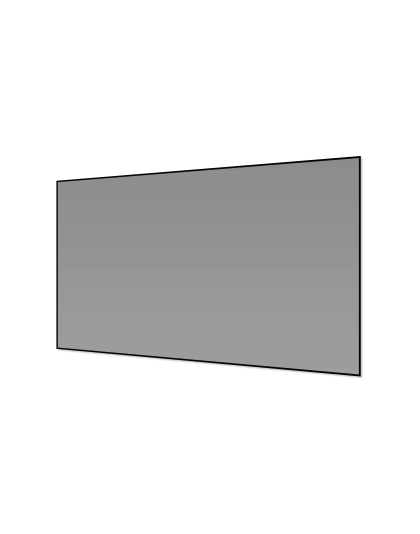 125-Inch Aeon CineGrey 4D AT Series Fixed Frame Acoustically Transparent 16:9 Front Projection Screen