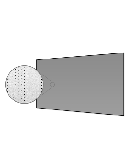 125-Inch Aeon CineGrey 4D AT Series Fixed Frame Acoustically Transparent 16:9 Front Projection Screen