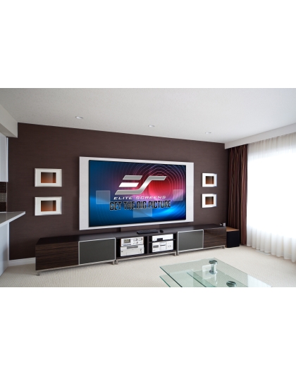 138-Inch Aeon CineWhite A8K Series Fixed Frame Acoustically Transparent 16:9 Front Projection Screen
