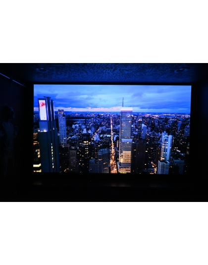 138-Inch Aeon CineWhite A8K Series Fixed Frame Acoustically Transparent 16:9 Front Projection Screen