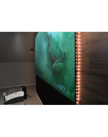 123-Inch Aeon CLR Series Fixed Frame Ceiling/Ambient Light Rejecting 16:9 Front Projection Screen