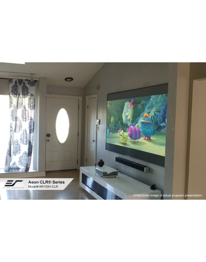 123-Inch Aeon CLR Series Fixed Frame Ceiling/Ambient Light Rejecting 16:9 Front Projection Screen