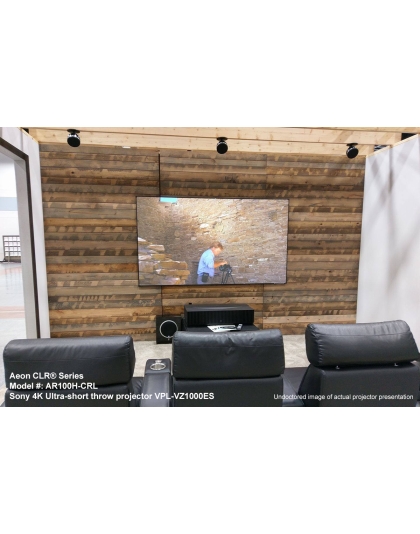 123-Inch Aeon CLR Series Fixed Frame Ceiling/Ambient Light Rejecting 16:9 Front Projection Screen