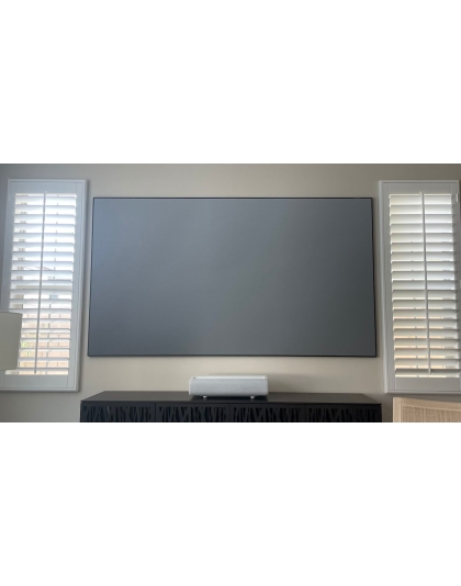 123-Inch Aeon CLR Series Fixed Frame Ceiling/Ambient Light Rejecting 16:9 Front Projection Screen