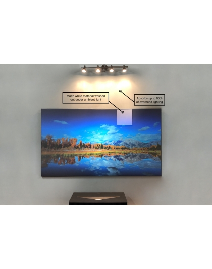 103-Inch Aeon CLR 2 Series Fixed Frame Ceiling/Ambient Light Rejecting 16:9 Front Projection Screen