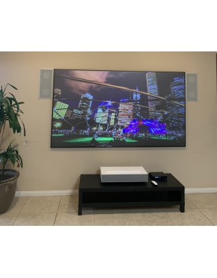 123-Inch Aeon CLR 2 Series Fixed Frame Ceiling/Ambient Light Rejecting 16:9 Front Projection Screen