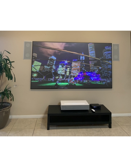 103-Inch Aeon CLR 2 Series Fixed Frame Ceiling/Ambient Light Rejecting 16:9 Front Projection Screen