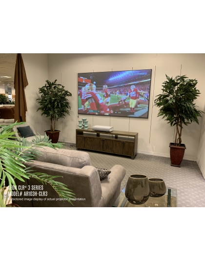 103-Inch Aeon CLR 3 Series Fixed Frame Ceiling/Ambient Light Rejecting 16:9 Front Projection Screen