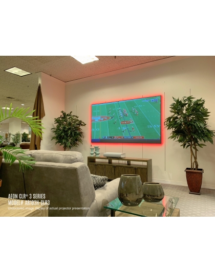 103-Inch Aeon CLR 3 Series Fixed Frame Ceiling/Ambient Light Rejecting 16:9 Front Projection Screen