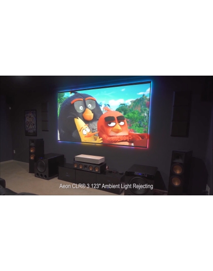 103-Inch Aeon CLR 3 Series Fixed Frame Ceiling/Ambient Light Rejecting 16:9 Front Projection Screen