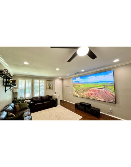 140-Inch Aeon CLR 5 Series Fixed Frame Ceiling/Ambient Light Rejecting 16:9 Front Projection Screen