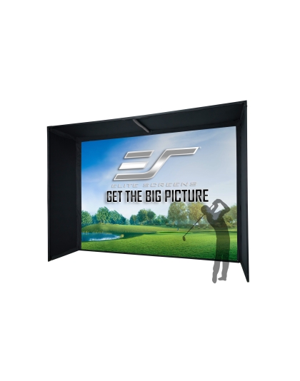 -Inch GolfSim Bay Series Sports Simulation  Front Projection Screen