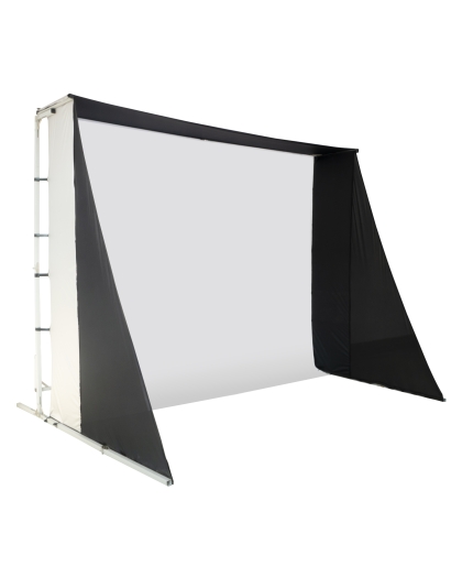 -Inch GolfSim Portable ImpactWhite 350 Series Series Sports Simulation Portable  Front Projection Screen