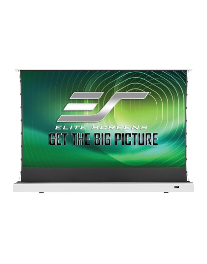 121-Inch Kestrel Tab-Tension 2 CLR 3 Series Electric Floor-Rising 16:9 Front Projection Screen