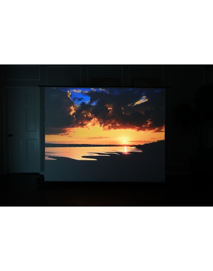116-Inch ezCinema Tab-Tension CineGrey 4D Series Portable 16:9 Front Projection Screen