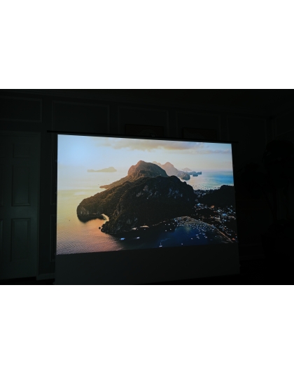 116-Inch ezCinema Tab-Tension CineGrey 4D Series Portable 16:9 Front Projection Screen