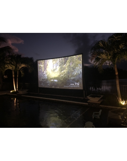 180-Inch Yard Master Plus Series Portable 16:9 Front Projection Screen