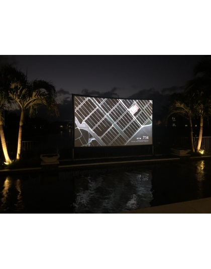 180-Inch Yard Master Plus Series Portable 16:9 Front Projection Screen