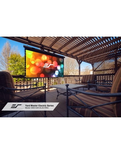100-Inch Yard Master Electric Series Outdoor Retractable Electric 16:9 Front Projection Screen