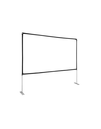 125-Inch Yard Master Lite Series Portable 16:9 Front and Rear Projection Screen