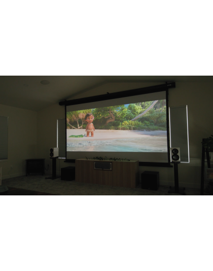 120-Inch CineTension 3 Series Electric Wall/Ceiling Tab-Tension 16:9 Front Projection Screen