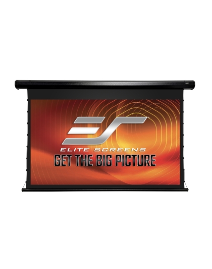 150-Inch CineTension 3 WraithVeil Dual Series Electric Wall/Ceiling Tab-Tension 16:9 Front and Rear Projection Screen