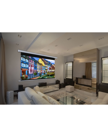 115-Inch VMAX Tab-Tension 3 Series Electric Wall/Ceiling Tab-Tension 16:9 Front Projection Screen