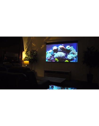 115-Inch VMAX Tab-Tension 3 Series Electric Wall/Ceiling Tab-Tension 16:9 Front Projection Screen