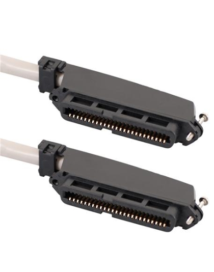 25-PAIR CABLE ASSEMBLY, F-F, 90deg, 25'