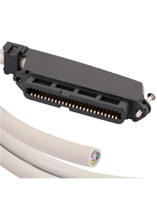 25-PR CABLE ASSEMBLY, F-BLUNT,90deg, 5'